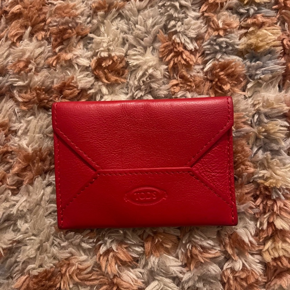 TOD'S leather cardholder